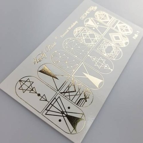 NAKLEJKI NA PAZNOKCIE FOIL GOLD-1