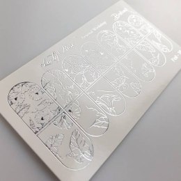 NAKLEJKI NA PAZNOKCIE FOIL SILVER-16