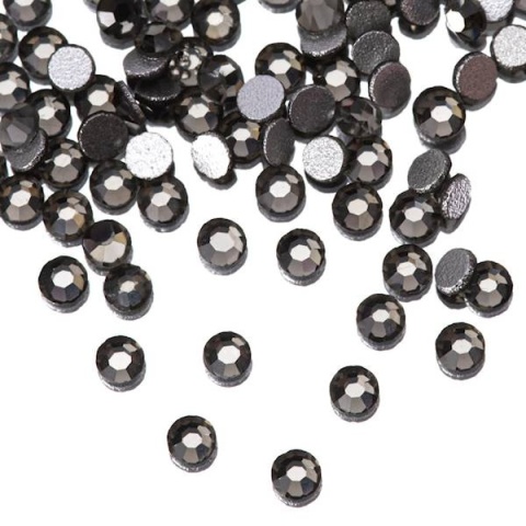 Cyrkonie do paznokci szklane SS3 BLACK DIAMOND