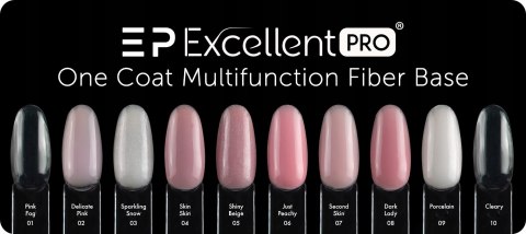 Excellent PRO One Coat Multifunction Fiber Base Pink Fog (01) 11g