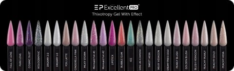 Excellent PRO Thixotropy gel with effect Foil Late15g