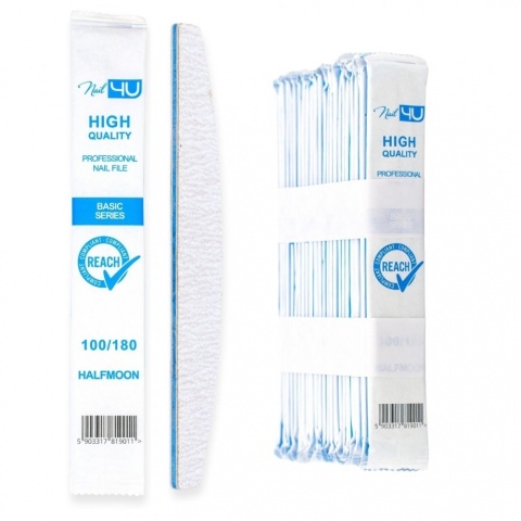 NAIL4U Pilnik BASIC Łódka 100/180 25szt.