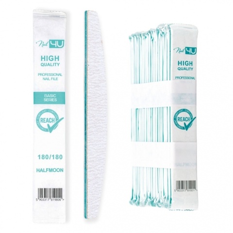 NAIL4U Pilnik BASIC Łódka 180/180 25szt.