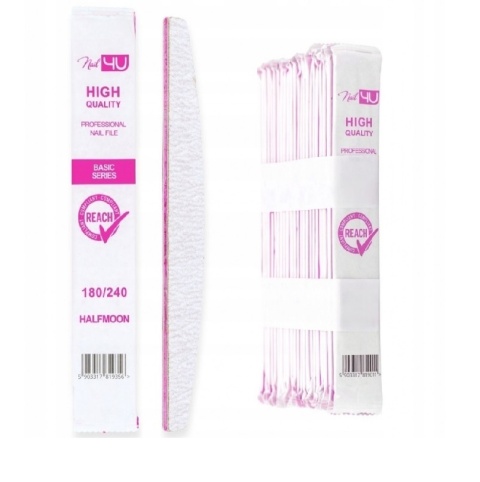 NAIL4U Pilnik BASIC Łódka 180/240 25szt.